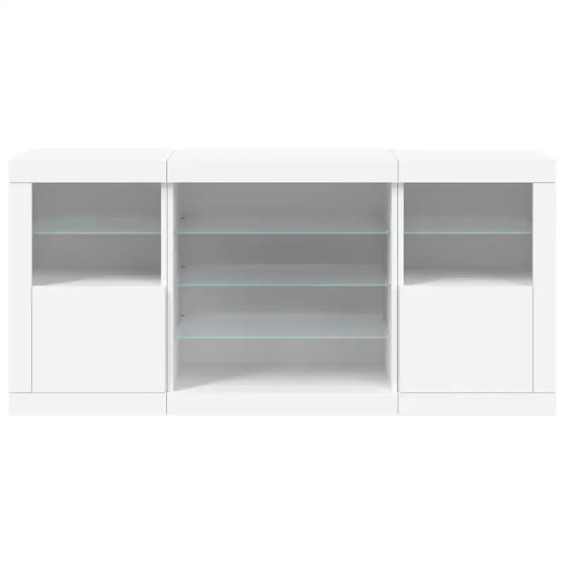 Moderne dressoir met rgb led-verlichting en duurzaam bewerkt hout - Dressoirs & buffetkasten