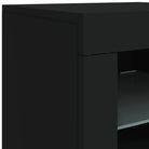 Moderne dressoir met RGB LED-verlichting en duurzaam bewerkt hout - Dressoirs & buffetkasten