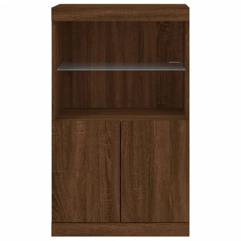 Moderne dressoir met rgb led-verlichting en duurzaam bewerkt hout - Dressoirs & buffetkasten