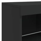 Moderne dressoir met rgb led-verlichting en duurzaam bewerkt hout - Dressoirs & buffetkasten