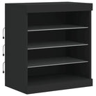 Moderne dressoir met RGB LED-verlichting en duurzaam bewerkt hout - Dressoirs & buffetkasten