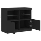Moderne dressoir met rgb led-verlichting en duurzaam bewerkt hout - Dressoirs & buffetkasten