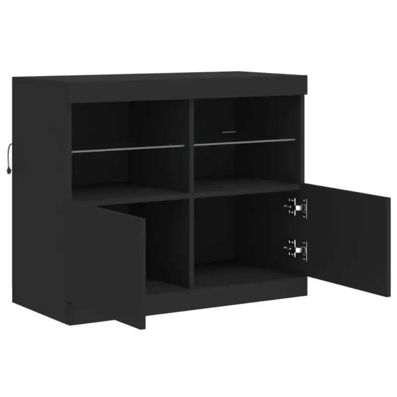 Moderne dressoir met rgb led-verlichting en duurzaam bewerkt hout - Dressoirs & buffetkasten