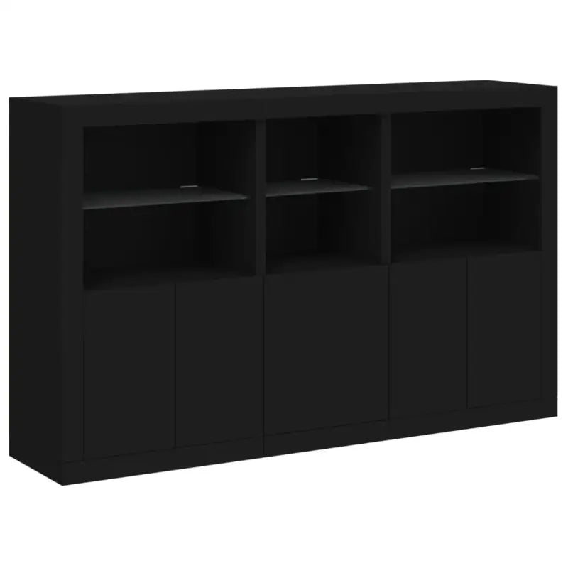 Moderne dressoir met rgb led-verlichting en duurzaam bewerkt hout - Dressoirs & buffetkasten