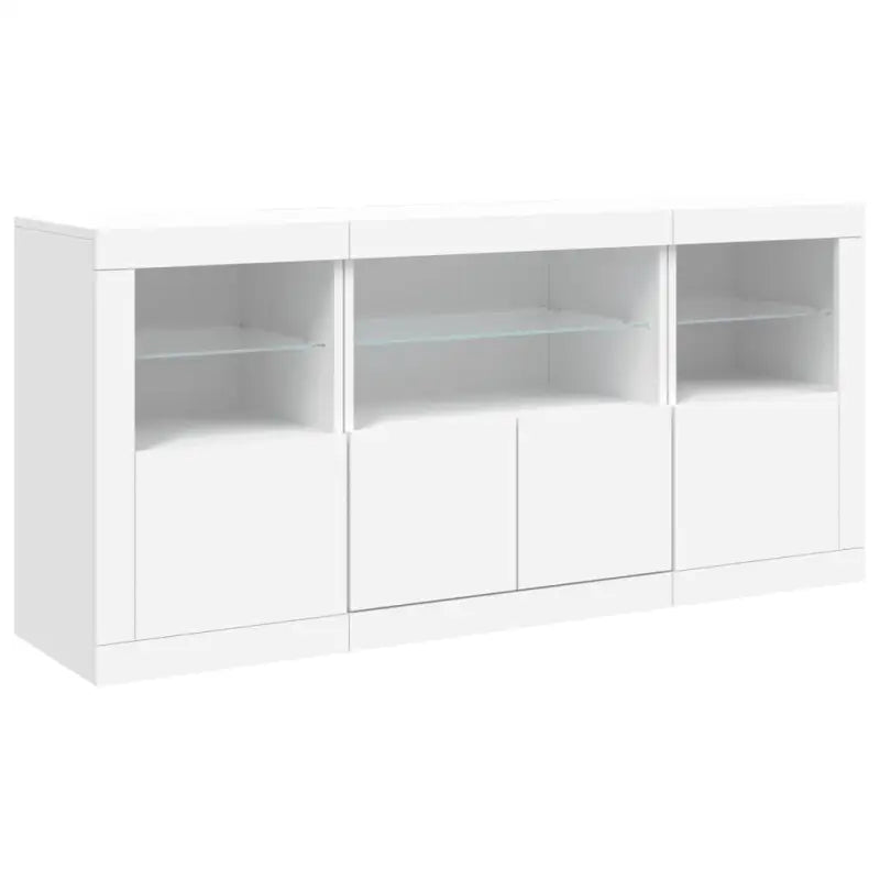 Moderne dressoir met rgb led-verlichting en duurzame bewerkte houtstijl - Dressoirs & buffetkasten