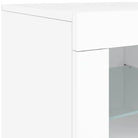 Moderne dressoir met rgb led-verlichting en duurzame bewerkte houtstijl - Dressoirs & buffetkasten