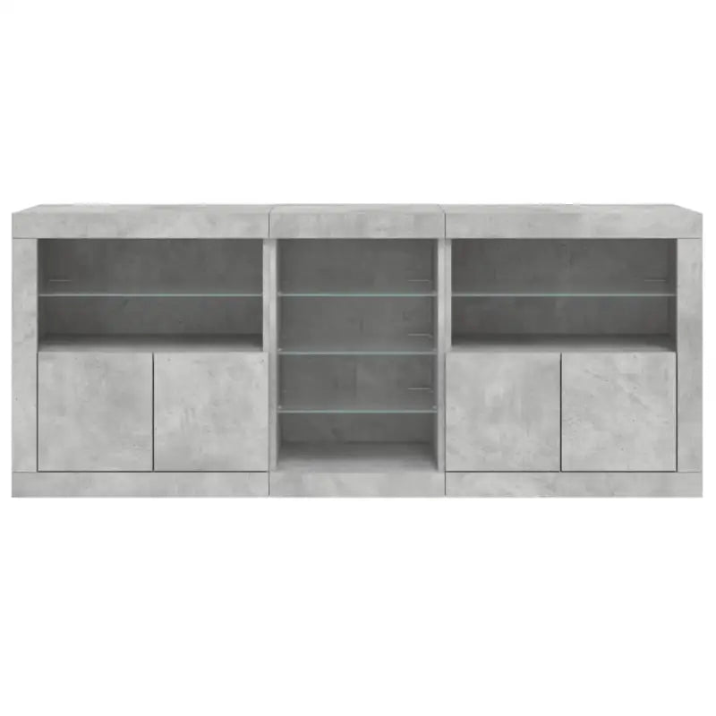 Moderne dressoir met rgb led-verlichting en duurzame bewerkte houtafwerking - Dressoirs & buffetkasten