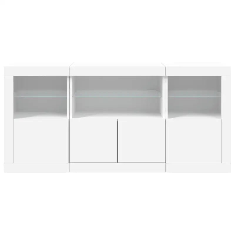 Moderne dressoir met rgb led-verlichting en duurzame bewerkte houtstijl - Dressoirs & buffetkasten
