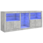 Moderne dressoir met rgb led-verlichting en duurzame bewerkte houtafwerking - Dressoirs & buffetkasten