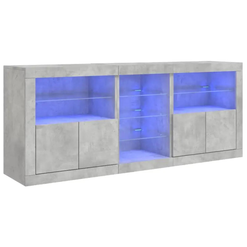 Moderne dressoir met rgb led-verlichting en duurzame bewerkte houtafwerking - Dressoirs & buffetkasten