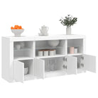 Moderne dressoir met rgb led-verlichting en duurzame bewerkte houtstijl - Dressoirs & buffetkasten