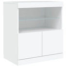 Moderne dressoir met rgb led-verlichting en duurzame bewerkte houtstijl - Dressoirs & buffetkasten