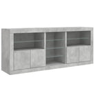 Moderne dressoir met rgb led-verlichting en duurzame bewerkte houtafwerking - Dressoirs & buffetkasten