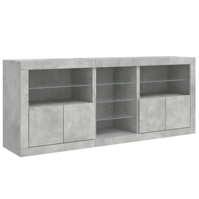 Moderne dressoir met rgb led-verlichting en duurzame bewerkte houtafwerking - Dressoirs & buffetkasten