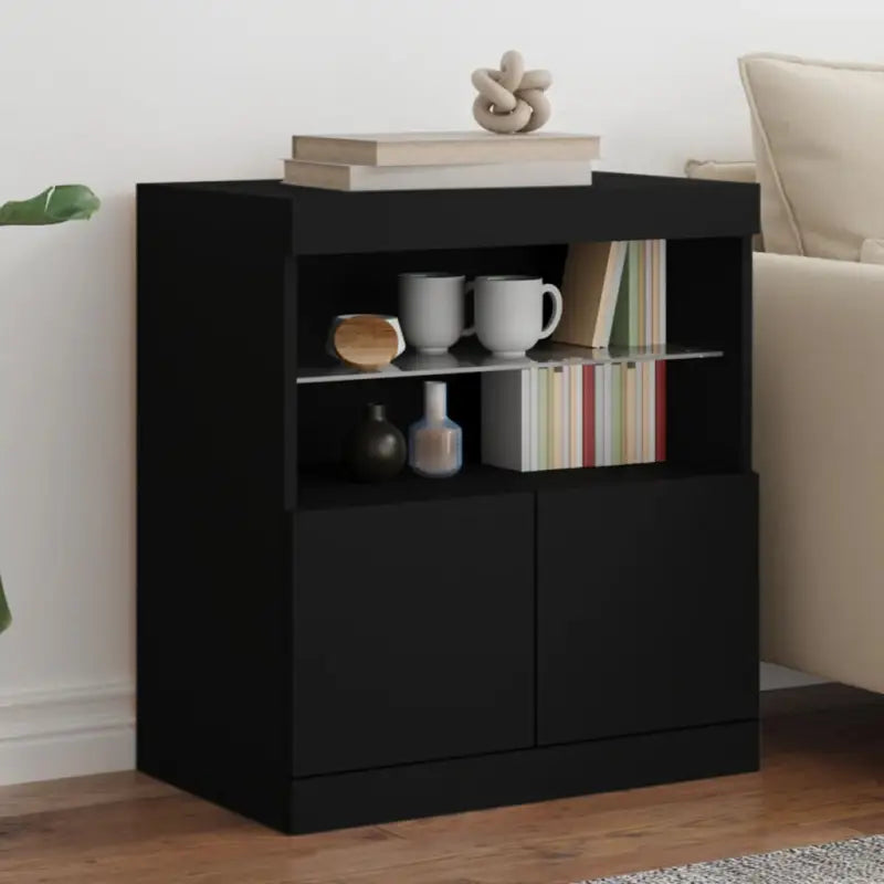 Moderne dressoir met rgb led-verlichting en duurzame bewerkte hout - Dressoirs & buffetkasten