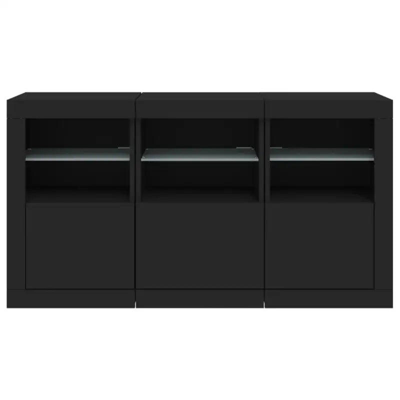 Moderne dressoir met rgb led-verlichting en hoogwaardig bewerkt hout - Dressoirs & buffetkasten