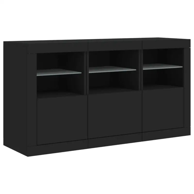 Moderne dressoir met rgb led-verlichting en hoogwaardig bewerkt hout - Dressoirs & buffetkasten