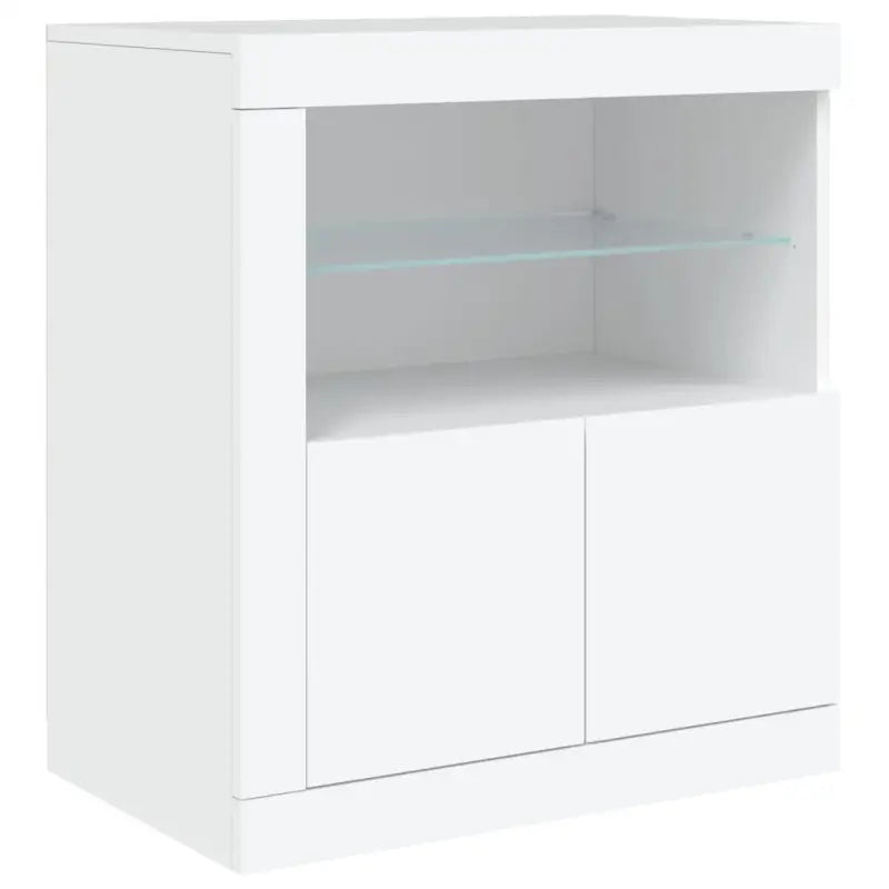 Moderne dressoir met rgb led-verlichting en hoogwaardig bewerkt hout - Dressoirs & buffetkasten