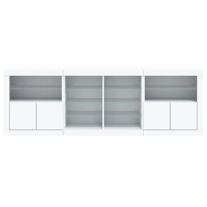 Moderne dressoir met rgb led-verlichting en hoogwaardig bewerkt hout - Dressoirs & buffetkasten