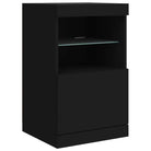 Moderne dressoir met rgb led-verlichting en hoogwaardig bewerkt hout - Dressoirs & buffetkasten