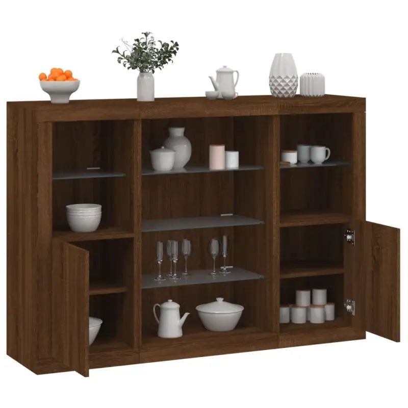 Moderne dressoirs met LED-verlichting van bewerkt hout - Dressoirs & buffetkasten
