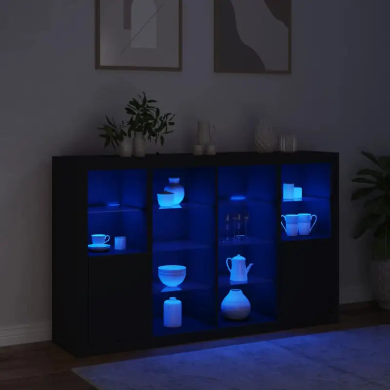 Moderne dressoirs met LED-verlichting van bewerkt hout - Dressoirs & buffetkasten