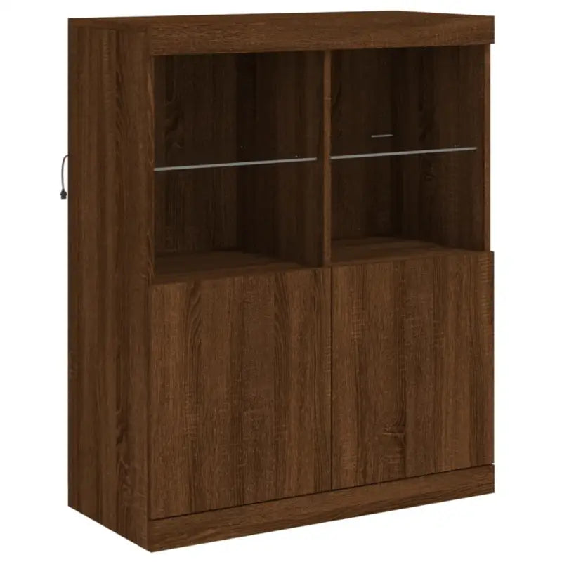 Moderne dressoirs van bewerkt hout met LED-verlichting - Dressoirs & buffetkasten