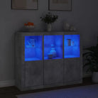 Moderne dressoirs van bewerkt hout met LED-verlichting for een stijlvolle kamer - Dressoirs & buffetkasten