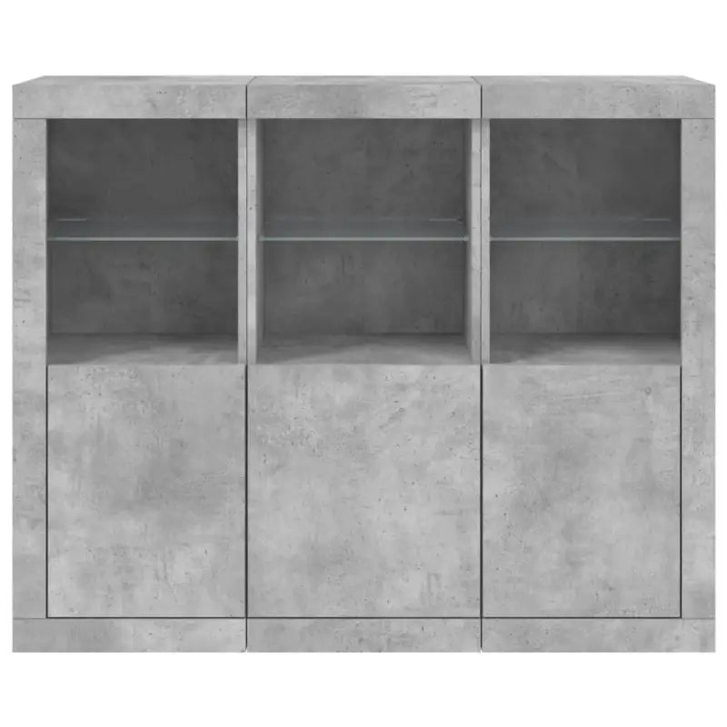 Moderne dressoirs van bewerkt hout met LED-verlichting for een stijlvolle kamer - Dressoirs & buffetkasten