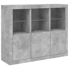 Moderne dressoirs van bewerkt hout met LED-verlichting for een stijlvolle kamer - Dressoirs & buffetkasten