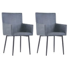 Moderne eetkamerstoelen levering bevat elegant en tijdloos design - Grijs / 2 - Eetkamerstoelen