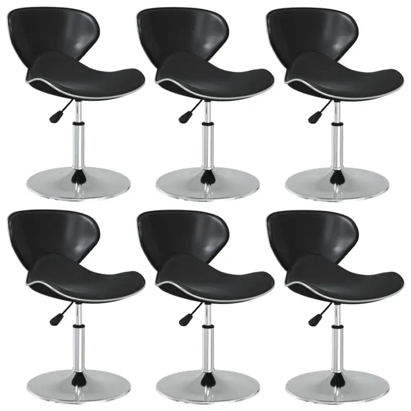 Moderne Eetkamerstoelen met Comfort en Elegant Design - Zwart / 6 - Eetkamerstoelen