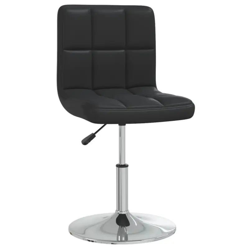 Moderne eetkamerstoelen met kunstlederen bekleding en comfort - Zwart / 1 - Eetkamerstoelen