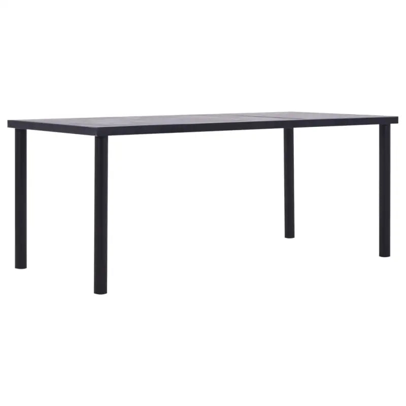 Moderne eettafel met houten nerf voor binnen en buitengebruik - 200 x 100 x 75 cm / 1 - Eettafels