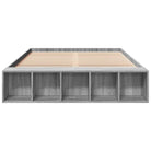 Moderne Grijs Sonoma Bedframe van Bewerkt Hout voor de Slaapkamer - Bedden & bedframes