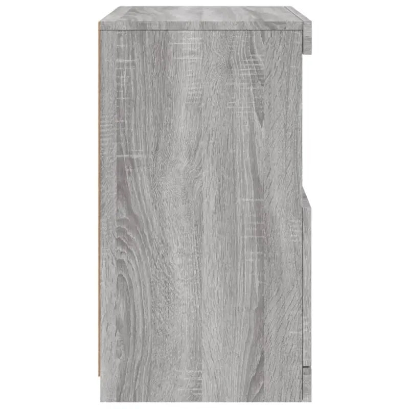 Moderne grijs Sonoma eiken dressoir met RGB LED-verlichting - Dressoirs & buffetkasten