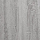 Moderne hoge kast met metalen poten van bewerkt hout - Dressoirs & buffetkasten