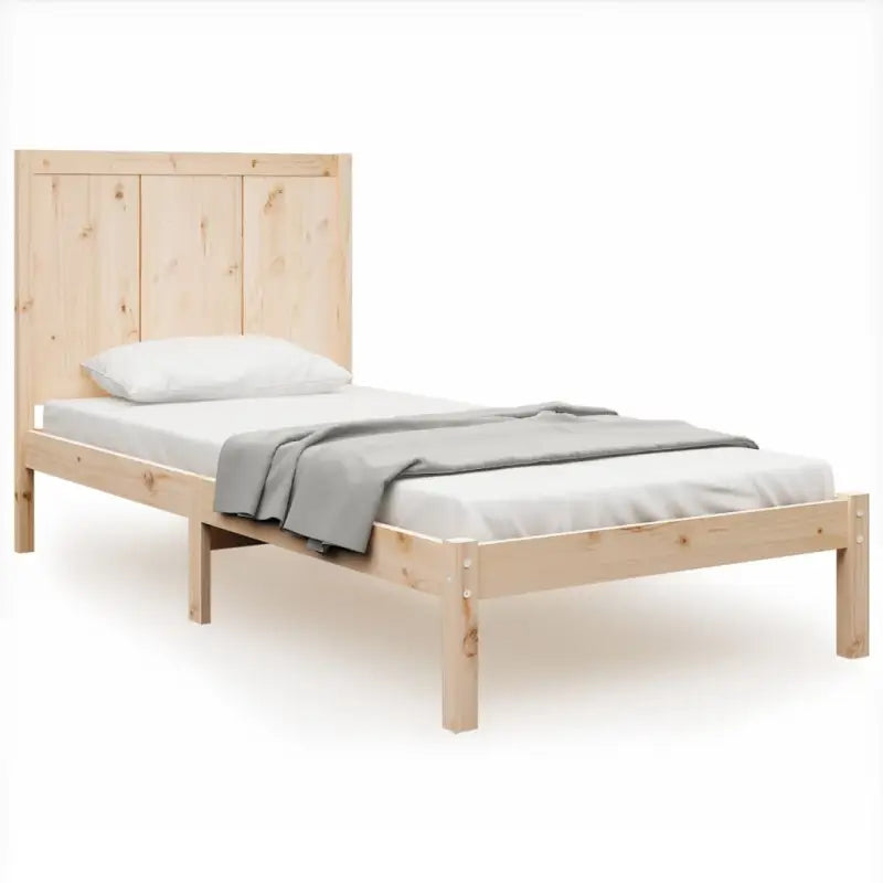 Moderne houten bedframe van massief grenenhout inclusief levering bevat - Bedden & bedframes