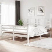 Moderne houten bedframe van massief grenenhout met levering bevat - Bedden & bedframes