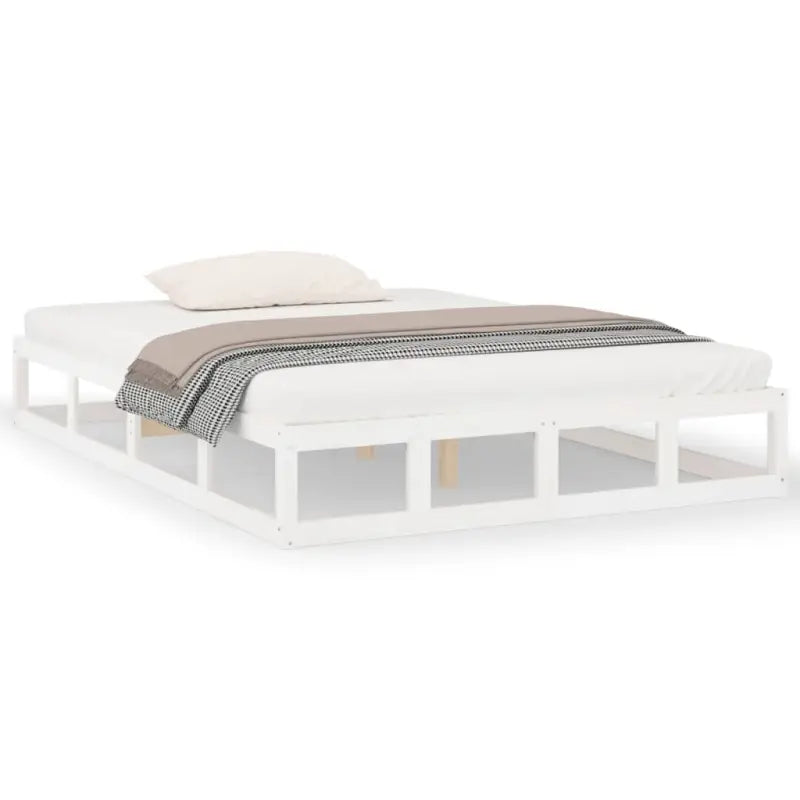 Moderne houten bedframe van massief grenenhout voor een stijlvolle slaapkamer - Bedden & bedframes