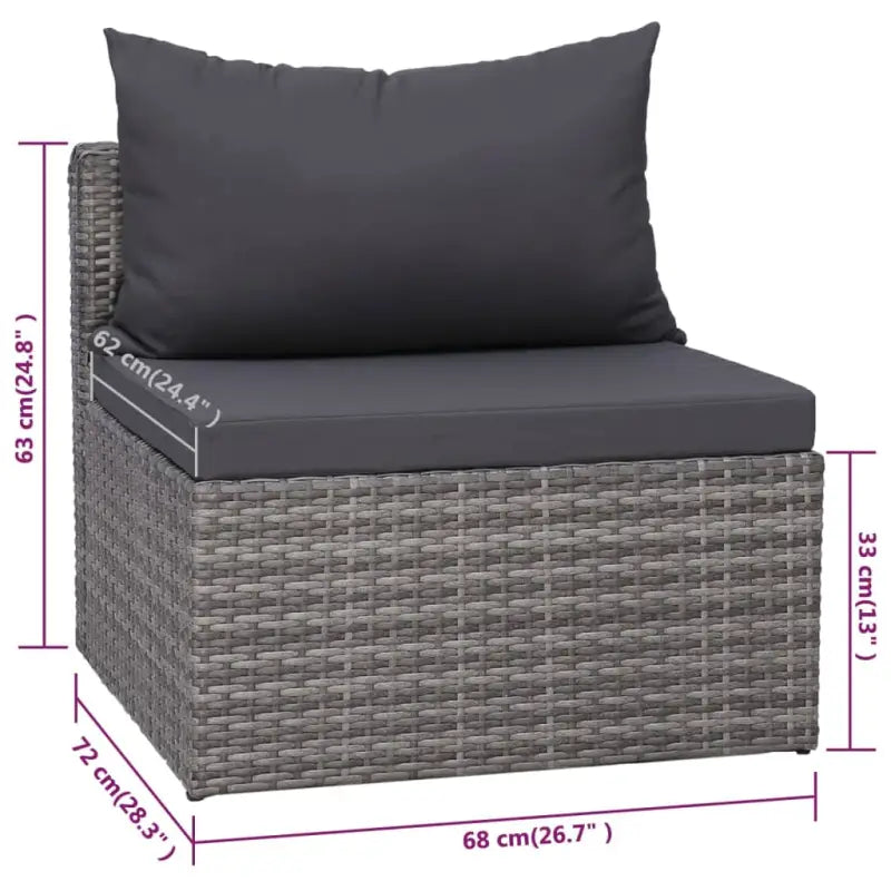 Moderne loungeset biedt royale zithoek en waterbestendige buitencomfort - Tuinsets