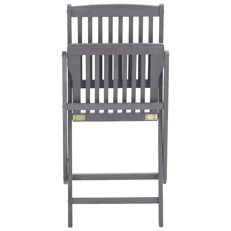 Moderne massief acaciahout tuinstoelen met kussens voor buiten eten - Tuinstoelen