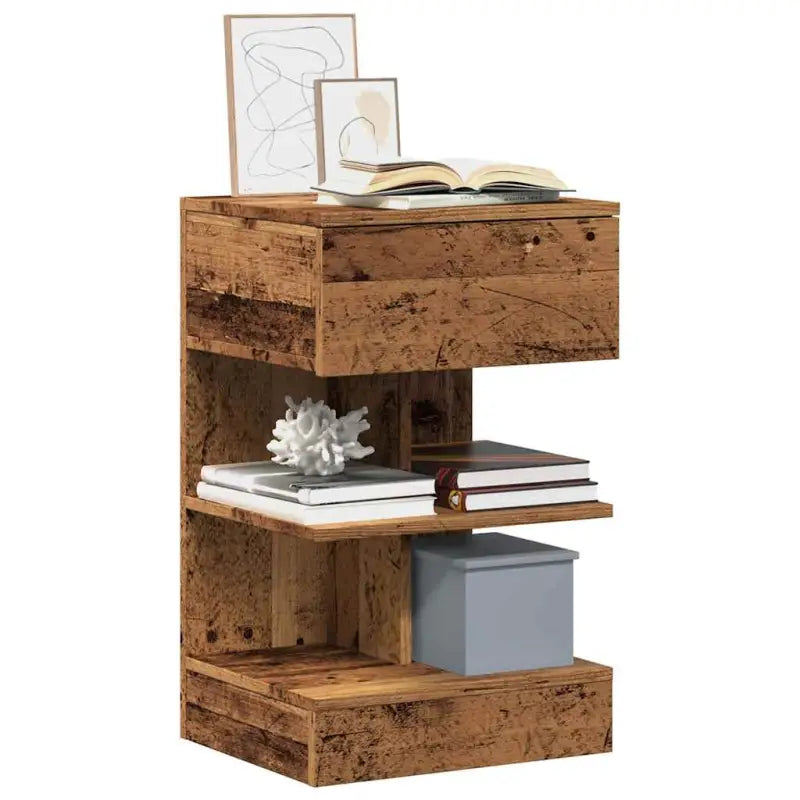Moderne Nachtkastjes met Duurzame Constructie - Oud hout / 2 - Nachtkastjes