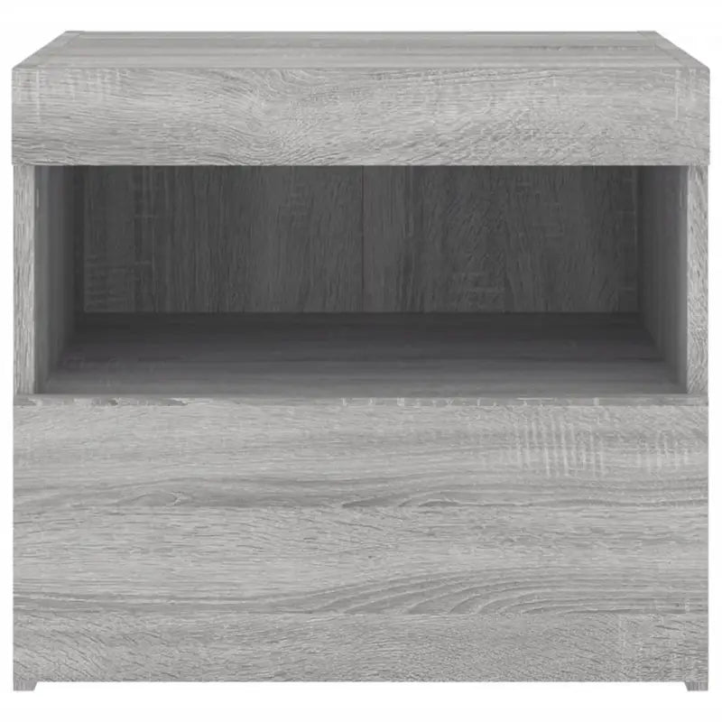 Moderne Nachtkastjes met LED en Grijs Sonoma hout voor elke slaapkamer - Nachtkastjes