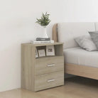 Moderne nachtkastjes met opbergruimte voor een strakke slaapkamerstijl - Sonoma eiken / 1 - Nachtkastjes