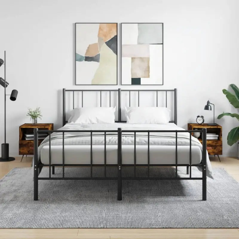 Moderne Nachtkastjes van bewerkt hout met duurzame finish - Gerookt eiken / 2 - Nachtkastjes