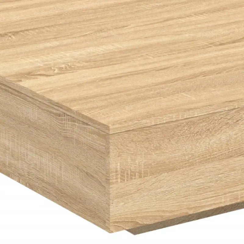Moderne salontafel met LED-verlichting en duurzaam bewerkt hout - Salontafels