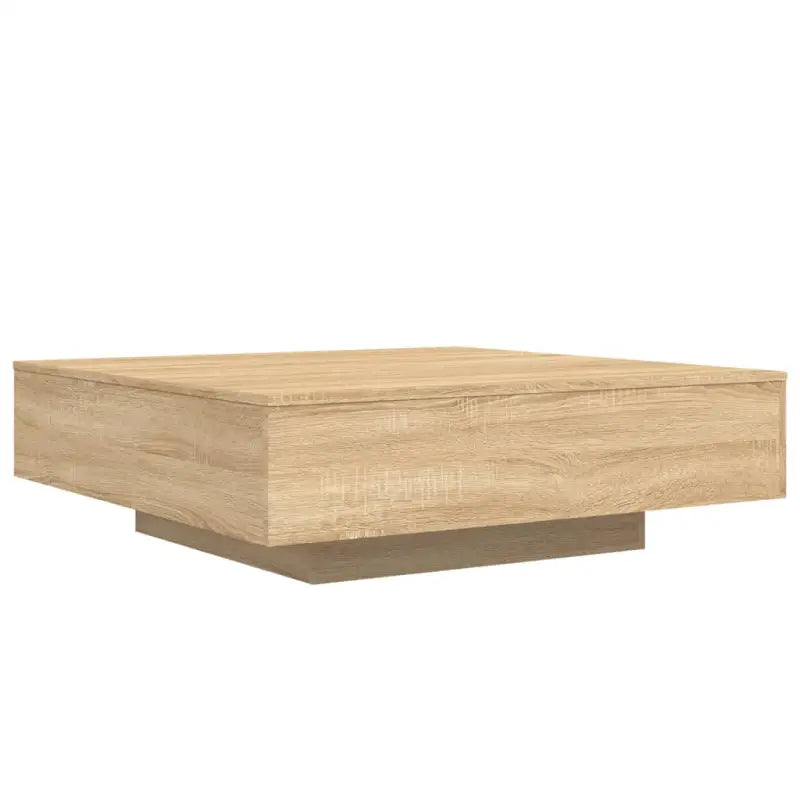 Moderne salontafel met LED-verlichting en duurzaam bewerkt hout - Salontafels