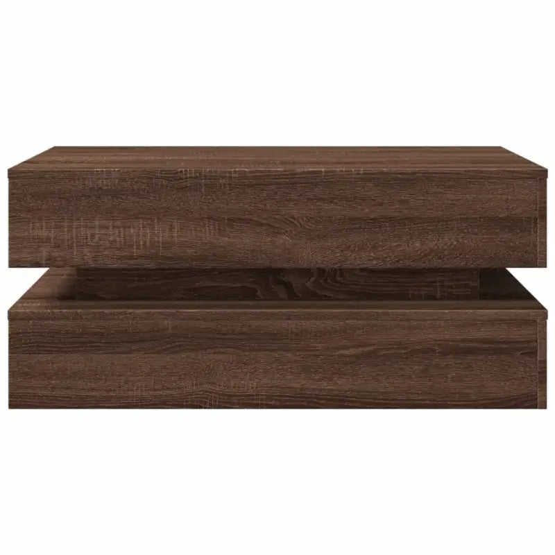 Moderne salontafel met RGB LED-verlichting en duurzaam bewerkt hout - Salontafels