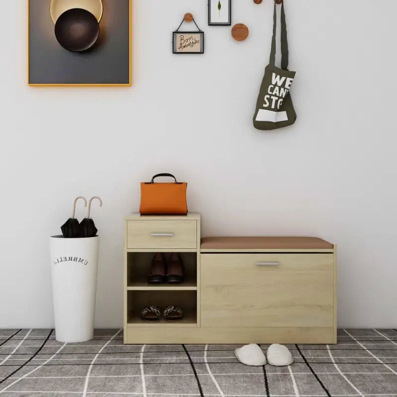 Moderne schoenenkast van bewerkt hout voor een opgeruimd overzicht - Schoenenrekken